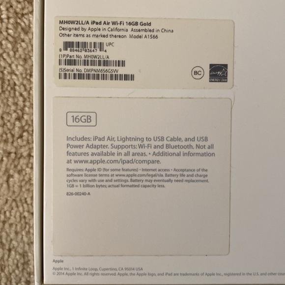 Apple IPad Gen 2 16GB Wi Fi Only Rose Gold Generation 2 A1566 - Picture 4 of 7